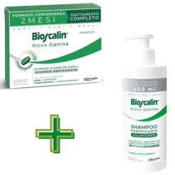 Bioscalin Kit Completo Anticaduta Nova Genina Shampoo 400ml + 60 Compresse