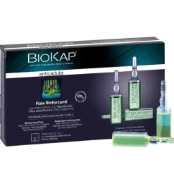 Bios Line Biokap Anticaduta Rinforzante Tricobiotic Trattamento Anticaduta Capelli 12 Fiale da 7ml