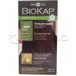 Bios Line Biokap Nutricolor Delicato Rapid Tinta per Capelli 4.0 Castano Naturale