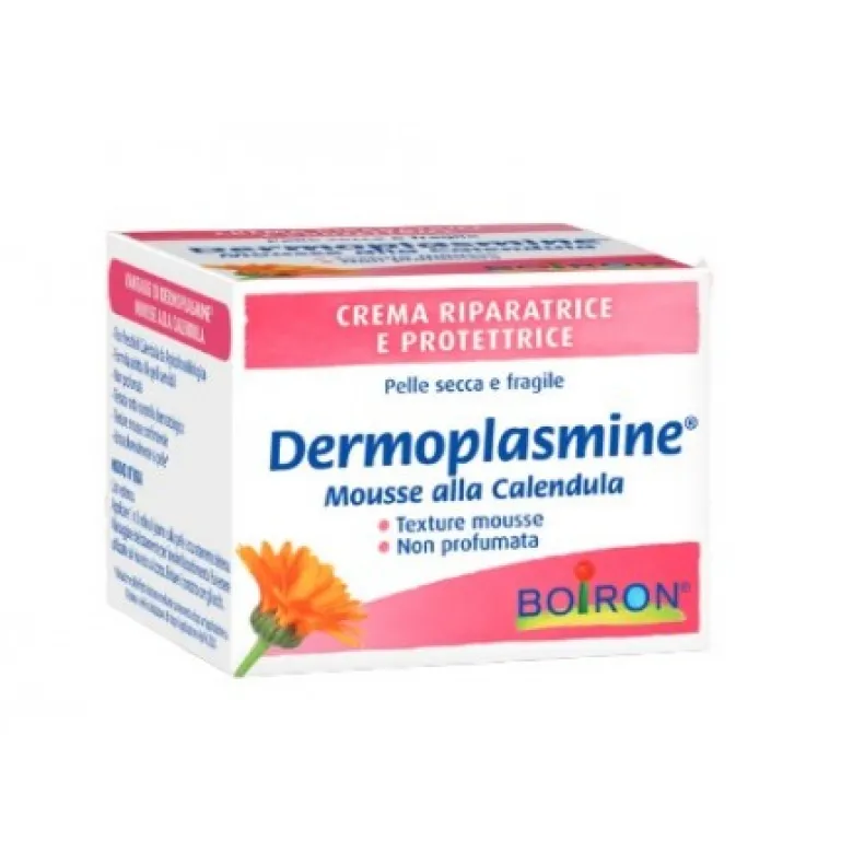 Boiron Dermoplasmine Mousse alla Calendula Riparatrice Pelle Secca 20g