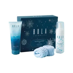 Bula Cosmetics Double Cleanser Kit per Doppia Detersione Viso Mousse 150ml + Olio 100ml