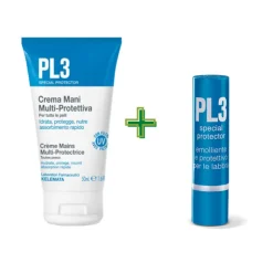 Bundle Stick Labbra PL3 5g + Crema Mani Multi Protettiva 50g