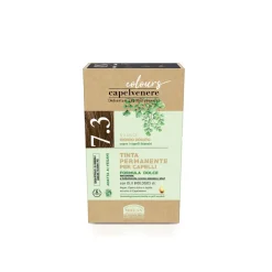 Capelvenere Colours Tinta Capelli 7,3N Biondo Dorato per Capelli Sensibili Kit Completo
