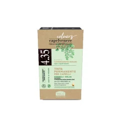 Capelvenere Colours Tinta Capelli 4,35N Castano Dorato Mogano per Capelli Sensibili Kit Completo