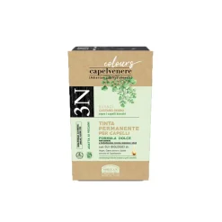 Capelvenere Colours Tinta Capelli 3N Castano Scuro per Capelli Sensibili Kit Completo