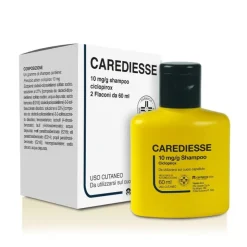 Carediesse Shampoo per Dermatite Seborroica Ciclopirox 10mg/g 2 Flaconi 60ml