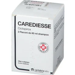 Carediesse Shampoo per Dermatite Seborroica Ciclopirox 10mg/g 2 Flaconi 60ml