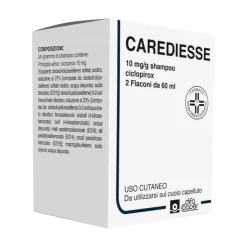 Carediesse Shampoo per Dermatite Seborroica Ciclopirox 10mg/g 2 Flaconi 60ml