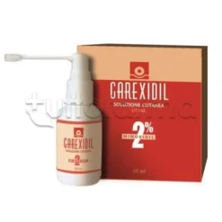 Carexidil Minoxidil 2% Spray Soluzione Cutanea Anticaduta Capelli 60 ml