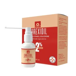 Carexidil Minoxidil 2% Spray Soluzione Cutanea Anticaduta Capelli 60 ml
