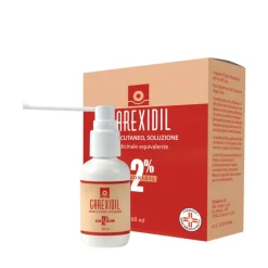 Carexidil Minoxidil 2% Spray Soluzione Cutanea Anticaduta Capelli 60 ml