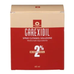 Carexidil Minoxidil 2% Spray Soluzione Cutanea Anticaduta Capelli 60 ml