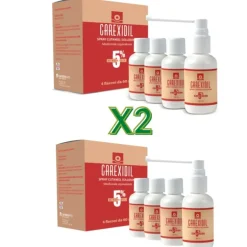 Carexidil Soluzione Spray per Caduta Capelli 5% Minoxidil Set Risparmio – Trattamento Anticaduta 6 Flaconi da 60ml