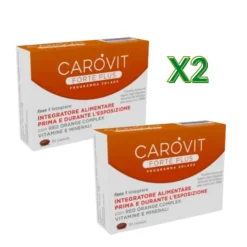 Carovit Forte Plus Integratore per Protezione Solare 30 Capsule - 2 Confezioni