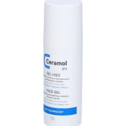 Ceramol 311 Gel Viso Idratante e Ristruttirante per Pelli Sensibili 50ml