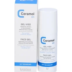 Ceramol 311 Gel Viso Idratante e Ristruttirante per Pelli Sensibili 50ml