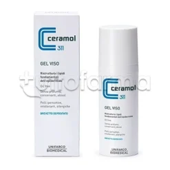 Ceramol 311 Gel Viso Idratante e Ristruttirante per Pelli Sensibili 50ml