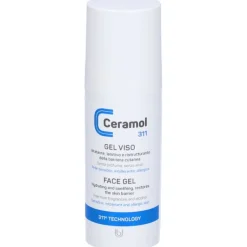 Ceramol 311 Gel Viso Idratante e Ristruttirante per Pelli Sensibili 50ml