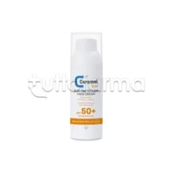 Ceramol Sun Crema Solare Viso Pelle Sensibile SPF50+ 50ml