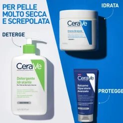Cerave Balsamo Riparatore Avanzato Viso Corpo e Labbra Pelle Secca 88ml