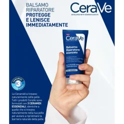 Cerave Balsamo Riparatore Avanzato Viso Corpo e Labbra Pelle Secca 50ml