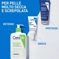 Cerave Balsamo Riparatore Avanzato Viso Corpo e Labbra Pelle Secca 50ml