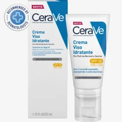 Cerave Crema Idratante per Viso con SPF30 per Pelle Normale e Secca 52ml