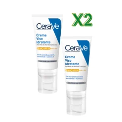 CeraVe Crema Viso Idratante con protezione SPF50 50ml - 2 Confezioni
