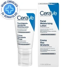 Cerave Crema Viso Idratante per Pelli Normali e Secche 50ml