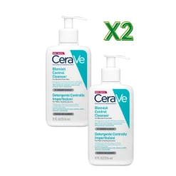 CeraVe Detergente Controllo Imperfezioni per Acne e Brufoli 236ml - 2 Confezioni