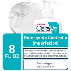 CeraVe Detergente Controllo Imperfezioni per Acne e Brufoli 236ml