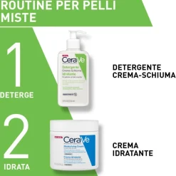 CeraVe Detergente Crema-Schiuma Idratante Flacone 236ml