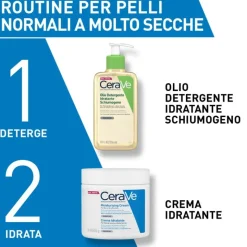 CeraVe Olio Detergente Idratante Schiumogeno Flacone 473ml