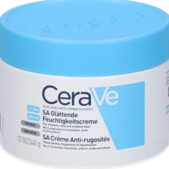 CeraVe SA Crema Levigante 10% Urea Pelli Molto Secche, Ruvide e Screpolate Flacone 340g
