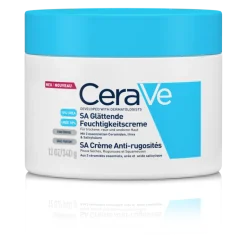 CeraVe SA Crema Levigante 10% Urea Pelli Molto Secche, Ruvide e Screpolate Flacone 340g