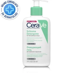 Cerave Schiuma Detergente Viso Pelli Normali e Grasse 236ml