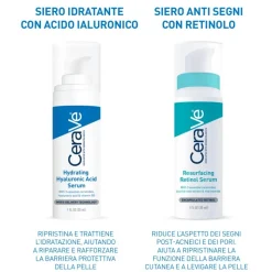 Cerave Siero Idratante Acido Ialuronico per Viso 30ml