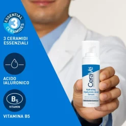 Cerave Siero Idratante Acido Ialuronico per Viso 30ml