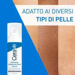 Cerave Siero Idratante Acido Ialuronico per Viso 30ml