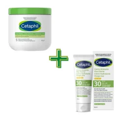 Cetaphil Crema Idratante 450g + Crema Idratante SPF30 Viso 50ml