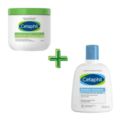 Cetaphil Crema Idratante 450g + Emulsione Detergente Viso 250 ml