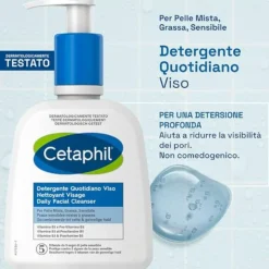 Cetaphil Detergente Quotidiano Viso per Pelli Miste e Grasse 470ml