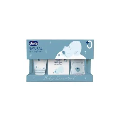 Chicco Natural Sensation Set Bagnoshampoo+Crema Corpo+Profumo per Igiene e Cura Bambino 200ml+150ml+100ml