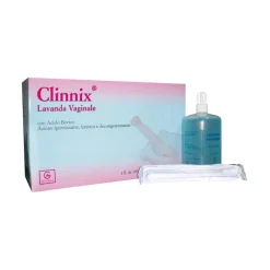 Clinderm Lavanda Vaginale per Igiene Intima Lenitiva 4 Flaconi Monodose da 140ml