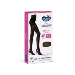 Collant Supercoprente Sauber per Comfort e Circolazione Nero Taglie 2-5