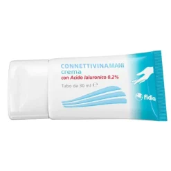 Connettivina Mani Crema Idratante per le Mani con Acido Ialuronico 30 ml