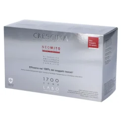 Crescina Isole Follicolari Neo Mito 1700 per Uomo Trattamento Completo 10+10 Fiale