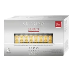 Crescina Isole Follicolari Neo Mito 2100 per Donna Trattamento Completo 10+10 Fiale