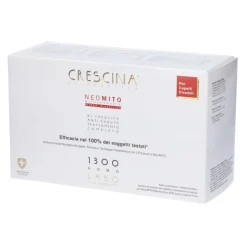 Crescina Ri-Crescita Neo Mito 1300 per Uomo Trattamento Completo 20+20 Fiale