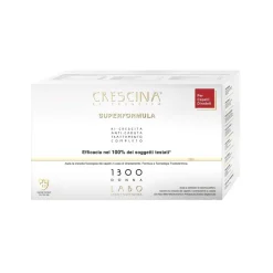 Crescina Ri Crescita Super Formula 1300 Donna Trattamento Anticaduta e Ricrescita Capelli 40 fiale 3,5ml